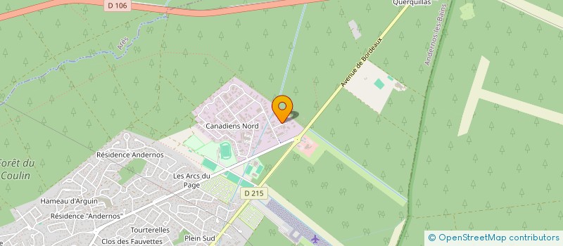 localisation de l'entreprise LES ATELIERS DE L'ATLANTIQUE à ANDERNOS-LES-BAINS