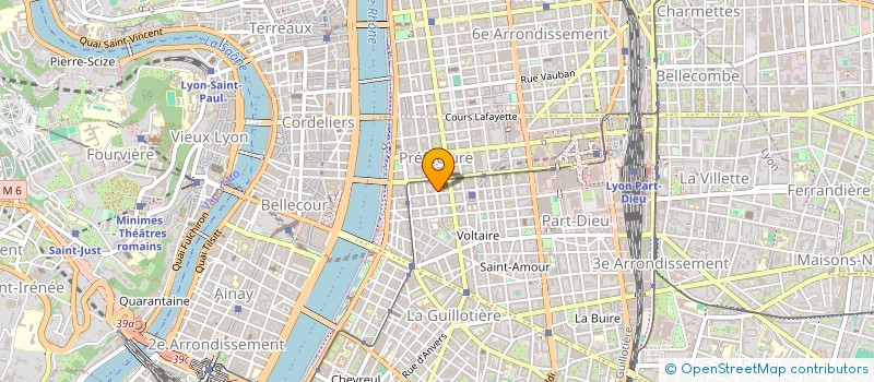 localisation de l'entreprise LES ATELIERS DE L'AUDACE  LYON