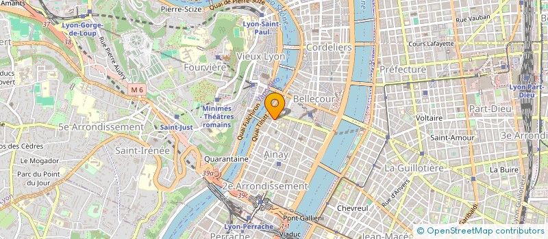 localisation de l'entreprise LES ATELIERS DE L'ENTREPRENEURIAT HUMANISTE  LYON