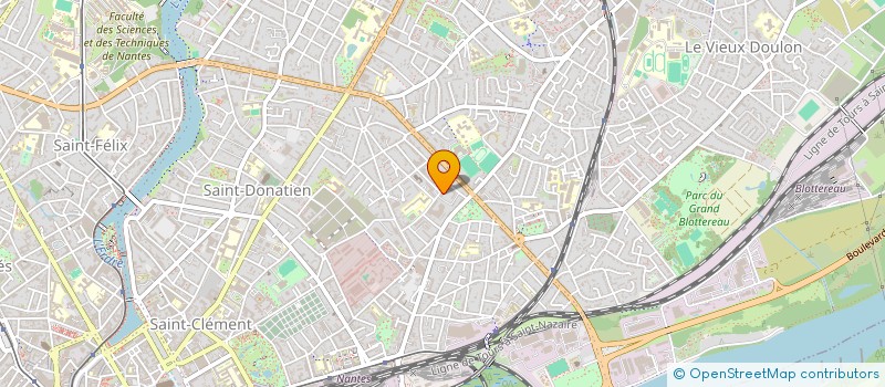 localisation de l'entreprise LES ATELIERS DE L'ESCABELLE à NANTES