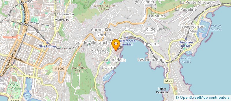 localisation de l'entreprise LES ATELIERS DE L'HIPPOCAMPE à VILLEFRANCHE-SUR-MER