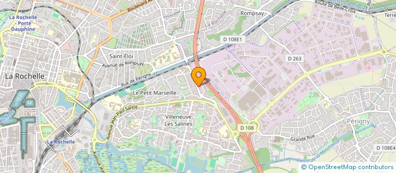 localisation de l'entreprise LES ATELIERS DE L'IMAGE  LA ROCHELLE