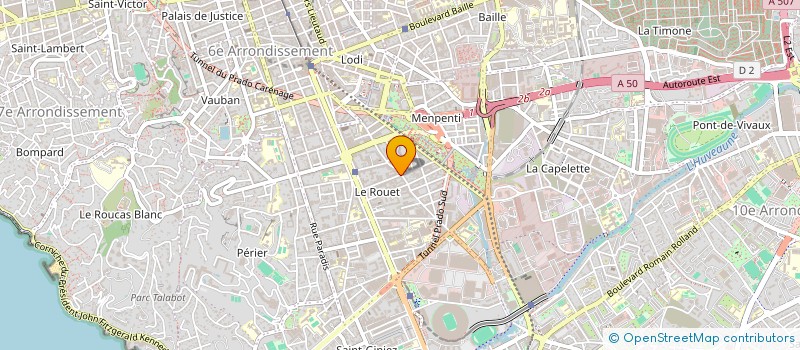 localisation de l'entreprise LES ATELIERS DE L'IMAGE ET DU SON à MARSEILLE