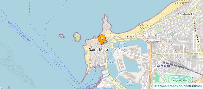 localisation de l'entreprise LES ATELIERS DE L'IMAGINAIRE  SAINT-MALO