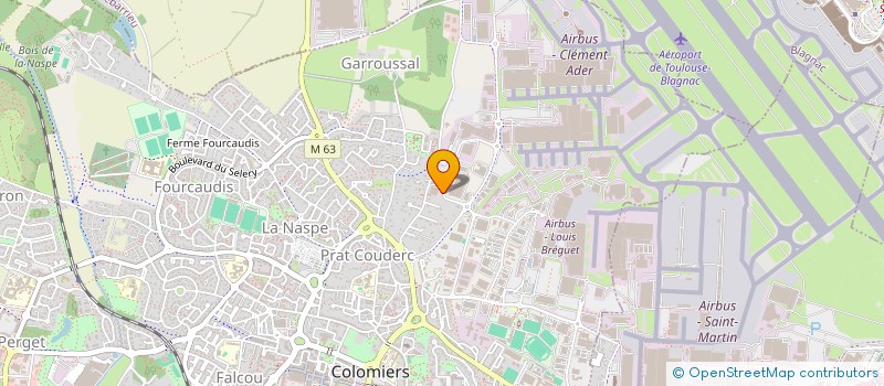 localisation de l'entreprise LES ATELIERS DE L'INCLUSION à COLOMIERS