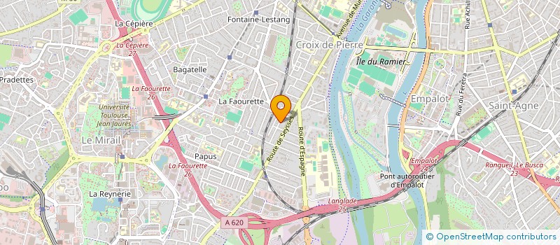 localisation de l'entreprise LES ATELIERS DE L'INFO à TOULOUSE