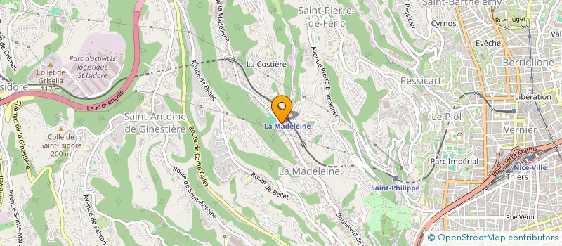 localisation de l'entreprise LES ATELIERS DE L'ISERE VIP à NICE