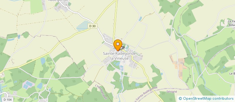 localisation de l'entreprise LES ATELIERS DE LA CALE à MARSAIS-SAINTE-RADEGONDE