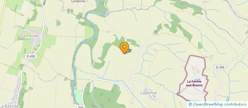 localisation de l'entreprise LES ATELIERS DE LA COLLINE à LAPENNE