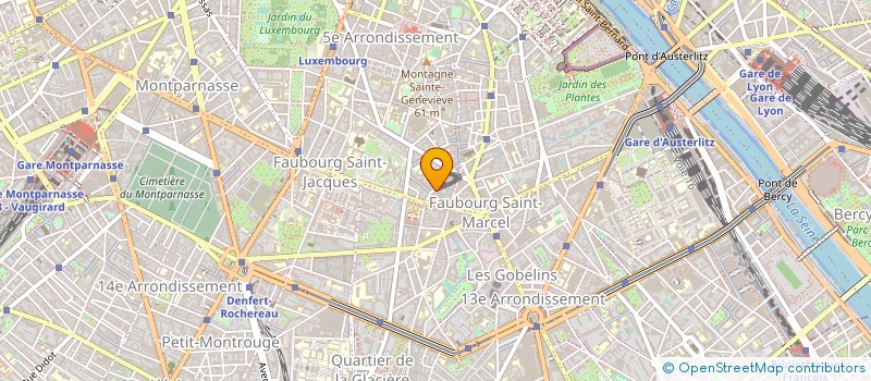 localisation de l'entreprise LES ATELIERS DE LA COOPERATION à PARIS