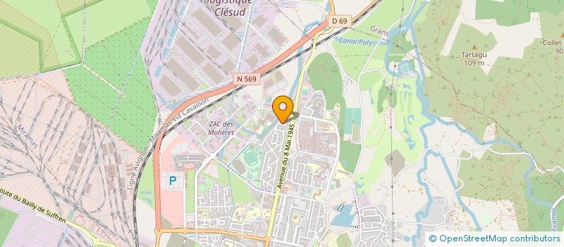 localisation de l'entreprise LES ATELIERS DE LA CRAU à MIRAMAS