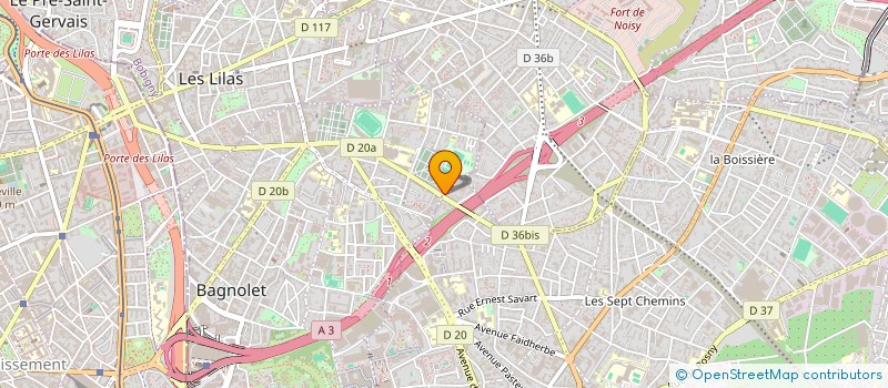 localisation de l'entreprise LES ATELIERS DE LA DHUYS à MONTREUIL
