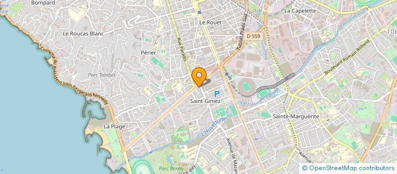 localisation de l'entreprise LES ATELIERS DE LA DIFFUSION à MARSEILLE