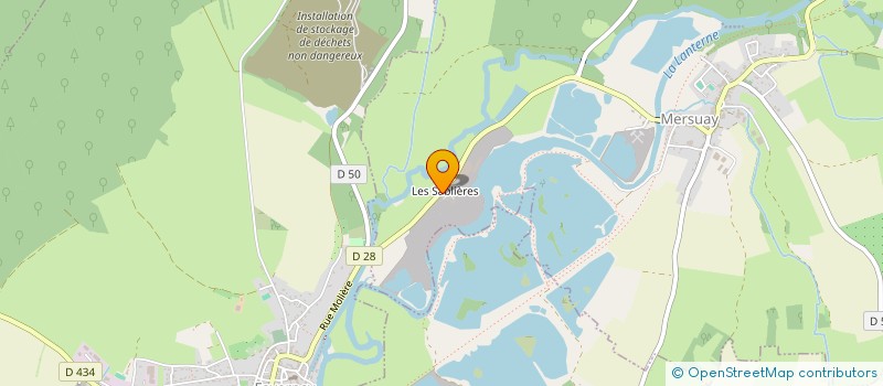 localisation de l'entreprise LES ATELIERS DE LA LANTERNE  MERSUAY