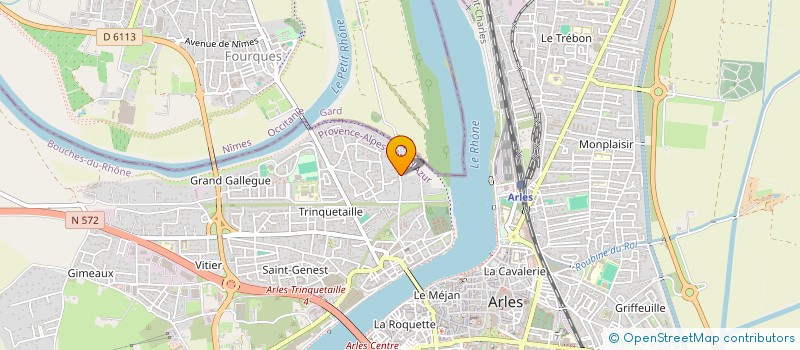 localisation de l'entreprise LES ATELIERS DE LA MADELEINE  ARLES