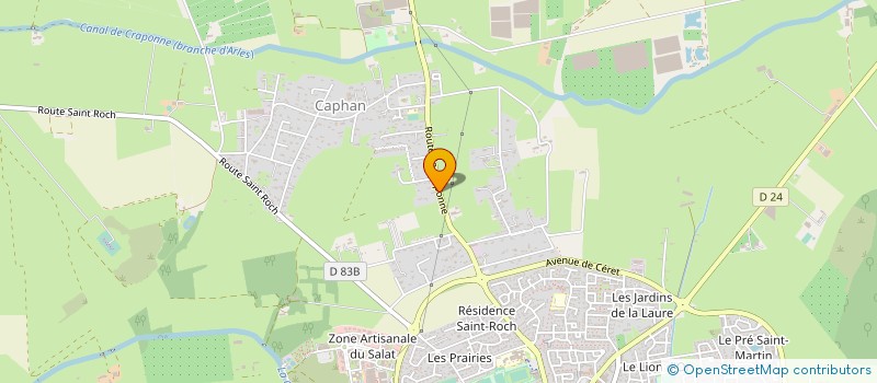 localisation de l'entreprise LES ATELIERS DE LA MALLE AUX ARTS à SAINT-MARTIN-DE-CRAU