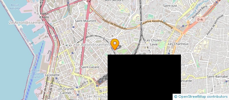 localisation de l'entreprise LES ATELIERS DE LA MEMOIRE à MARSEILLE