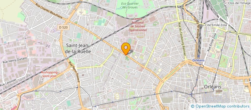 localisation de l'entreprise LES ATELIERS DE LA PAESINE à ORLEANS