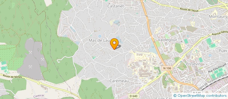 localisation de l'entreprise LES ATELIERS DE LA PIERRE à NIMES