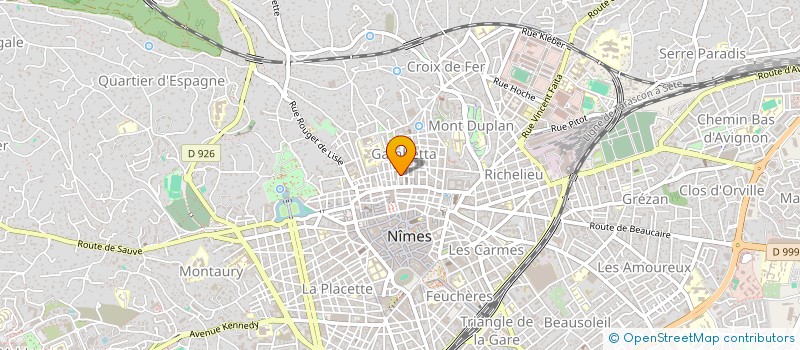 localisation de l'entreprise LES ATELIERS DE LA RECHERCHE EN DESIGN ( ARD )  NIMES