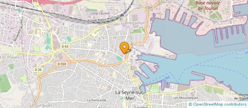 localisation de l'entreprise LES ATELIERS DE LA SEYNE  LA SEYNE-SUR-MER