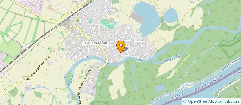 localisation de l'entreprise LES ATELIERS DE LA TERRE  LA WANTZENAU