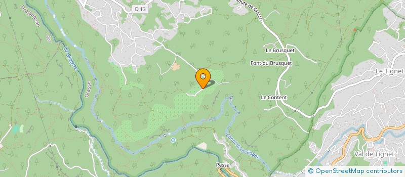 localisation de l'entreprise LES ATELIERS DE LA VALMOURA à SAINT-CEZAIRE-SUR-SIAGNE