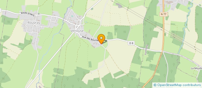 localisation de l'entreprise LES ATELIERS DE LA VOUTE à VENOUSE