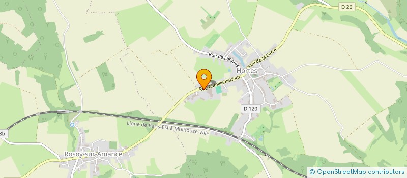 localisation de l'entreprise LES ATELIERS DE LANGRES à HAUTE-AMANCE