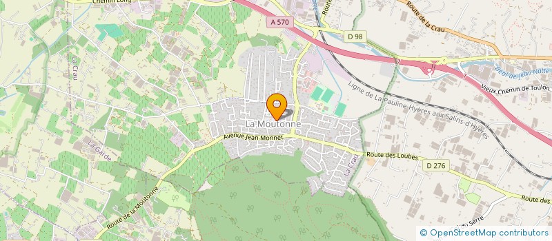 localisation de l'entreprise LES ATELIERS DE LILY BLANCHE à HYERES