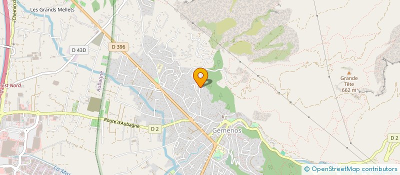 localisation de l'entreprise LES ATELIERS DE LIVIA  GEMENOS