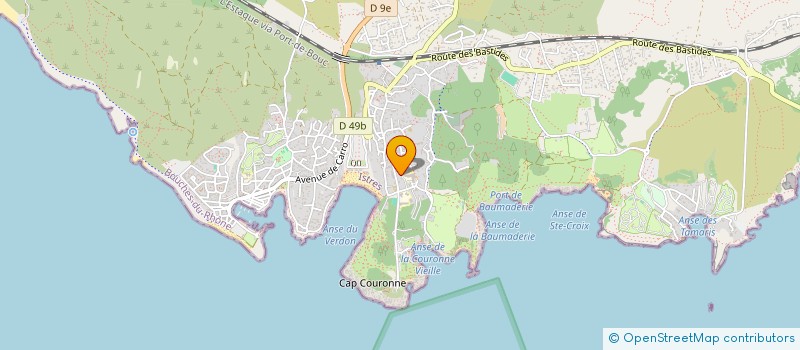 localisation de l'entreprise LES ATELIERS DE LUCILE à MARTIGUES
