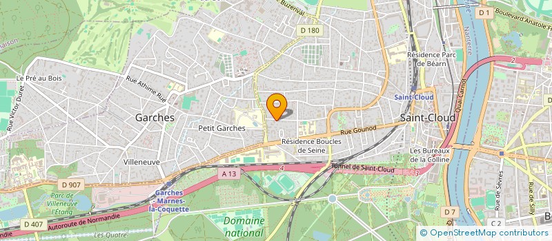 localisation de l'entreprise LES ATELIERS DE MACHA à SAINT-CLOUD