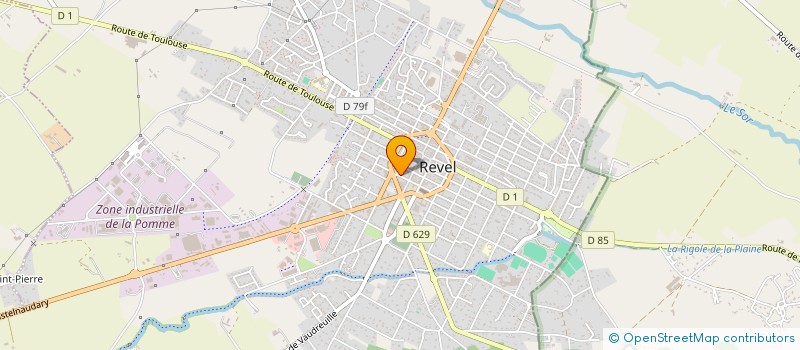 localisation de l'entreprise LES ATELIERS DE MAE  REVEL