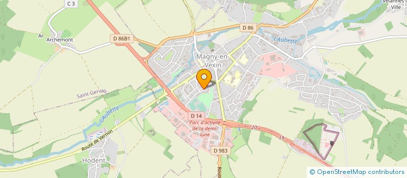 localisation de l'entreprise LES ATELIERS DE MAGNY à CORMEILLES-EN-PARISIS
