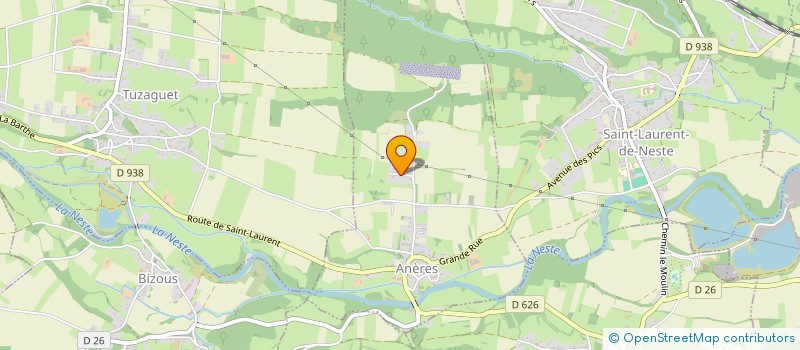 localisation de l'entreprise LES ATELIERS DE MAMA  ANERES