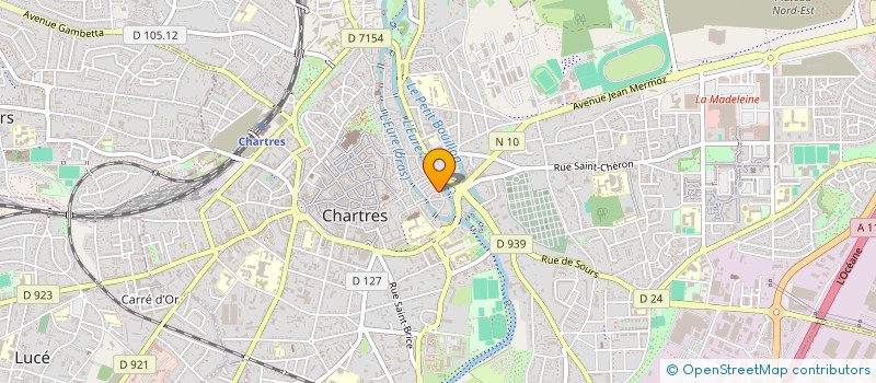 localisation de l'entreprise LES ATELIERS DE MARIE à CHARTRES