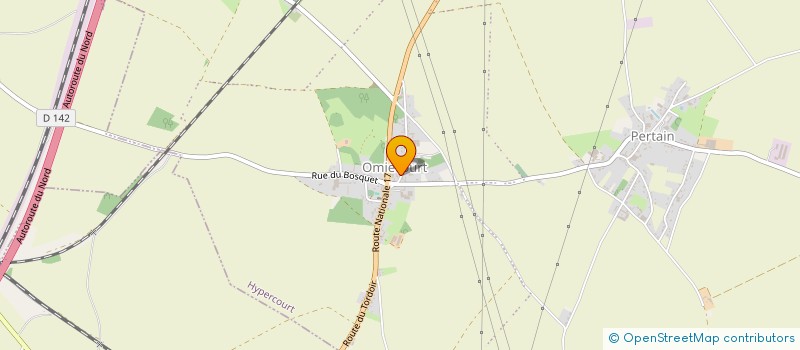 localisation de l'entreprise LES ATELIERS DE MEX  ROSIERES-EN-SANTERRE