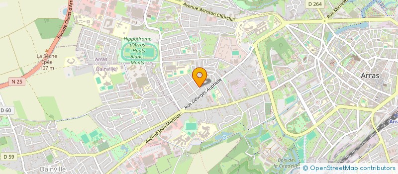 localisation de l'entreprise LES ATELIERS DE MICHELINE à ARRAS