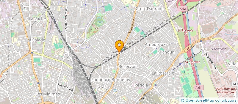 localisation de l'entreprise LES ATELIERS DE NIBOUL à TOULOUSE