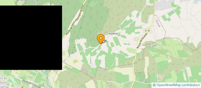 localisation de l'entreprise LES ATELIERS DE PELISSOU à TORNAC