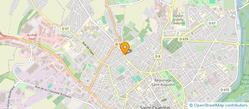 localisation de l'entreprise LES ATELIERS DE PERSEPHONE, THERAPIES ET MIEUX-ETRE à SAINT QUENTIN