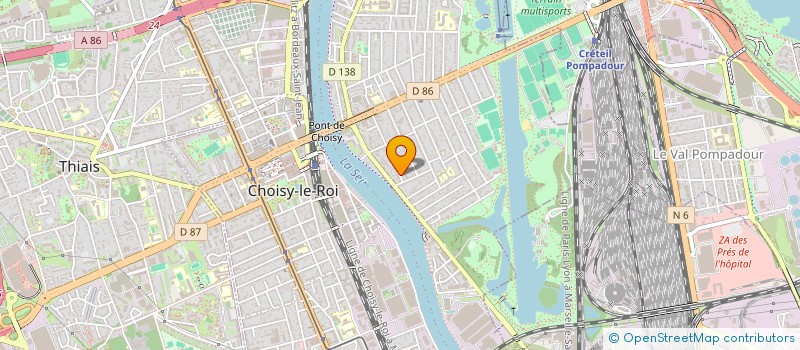 localisation de l'entreprise LES ATELIERS DE PYLOS à CHOISY-LE-ROI