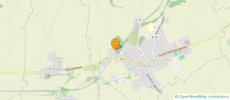 localisation de l'entreprise LES ATELIERS DE ROISEL à ROISEL