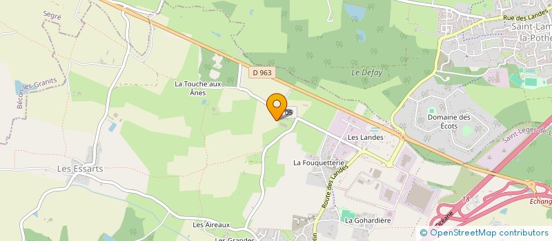 localisation de l'entreprise LES ATELIERS DE SAINT GERMAIN à SAINT-GERMAIN-DES-PRES
