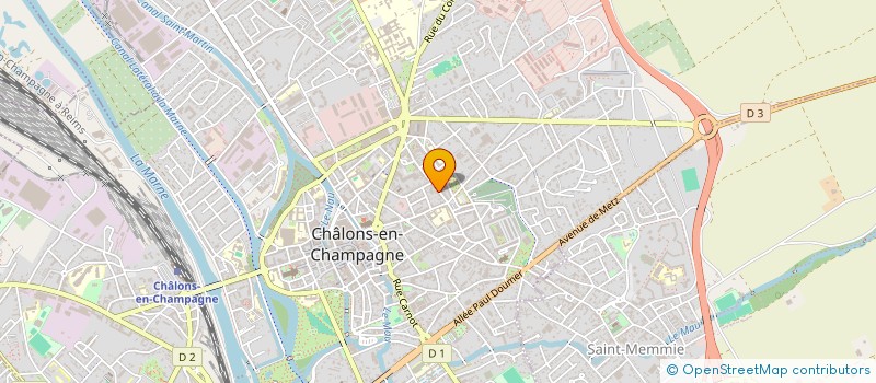 localisation de l'entreprise LES ATELIERS DE SAINT LOUP à CHALONS-EN-CHAMPAGNE