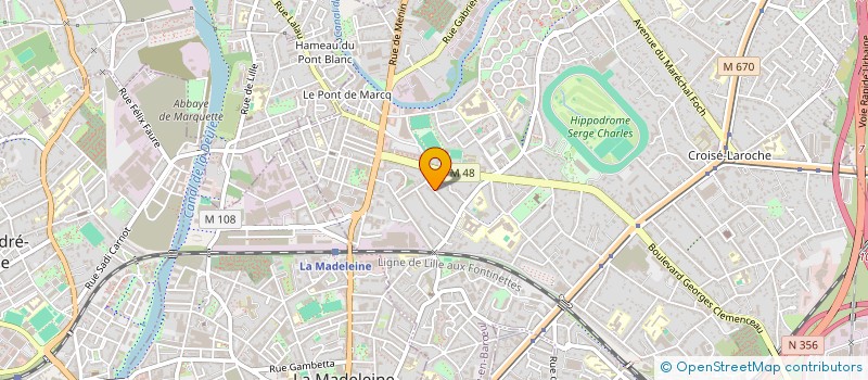 localisation de l'entreprise LES ATELIERS DE SOPHRO à MARCQ-EN-BARŒUL