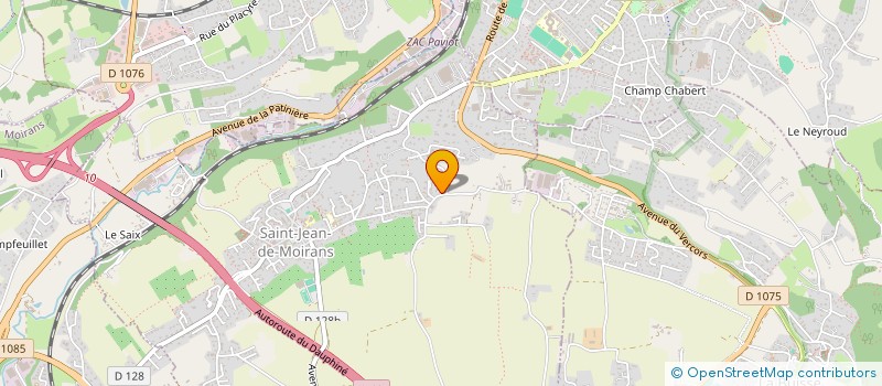localisation de l'entreprise LES ATELIERS DE ST JEAN - MAISON PIERRE MERLIN  SAINT-JEAN-DE-MOIRANS