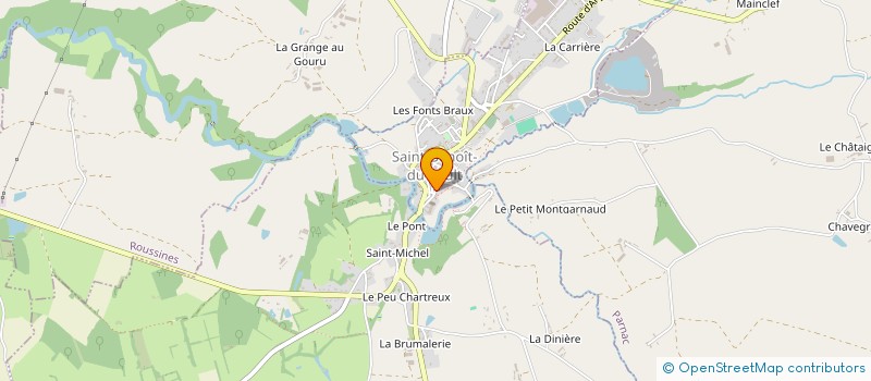 localisation de l'entreprise LES ATELIERS DE TARABUSTE à SAINT-BENOIT-DU-SAULT