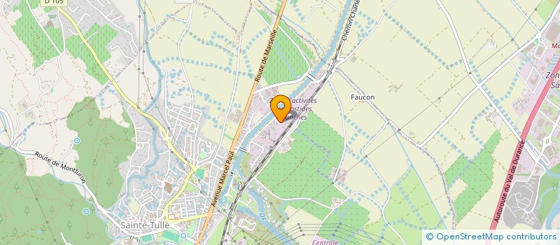 localisation de l'entreprise LES ATELIERS DE THILYNE à SAINTE-TULLE